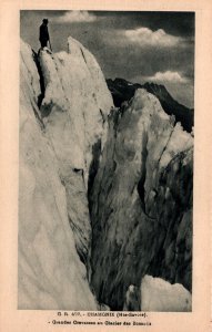 France Chamonix Haute Savoie Vallée de Chamonix vue du Glacier Postcard 09.91