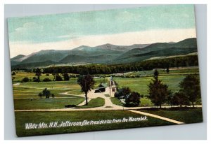 Vintage 1910's Postcard Jefferson from the Waumbek White Mountains New Hampshire