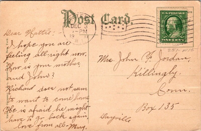 Postcard High School in Westerly, Rhode Island