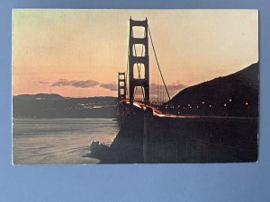 Golden Gate Bridge San Francisco CA Chrome Postcard A1162090131