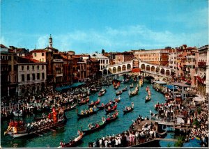 Italy Venezia Rialto The Historical Regatta