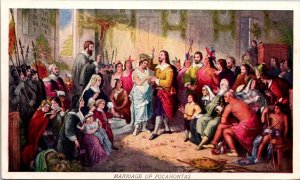 New Jersey, Newark - Marriage Of Pocahontas - Prudential Insurance - [NJ-223]