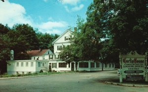 Vintage Postcard Curtis House Oldest Inn Restaurant Hotel Woodbury Connecticut