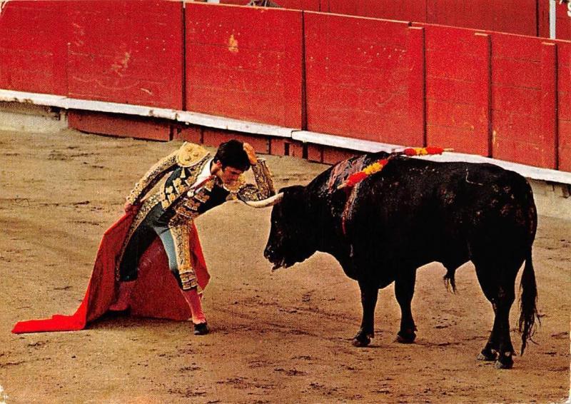 Spain Toros Antonio Lomelin Desplante Bull Fight Hippostcard - 