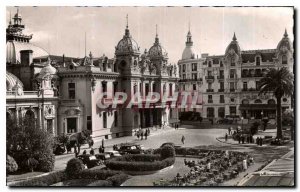 Old Postcard Monte Carlo Casino and the Hotel de Paris