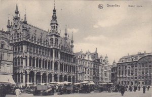 Grand' Place Market Brussels Belgium