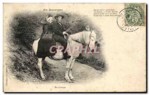 Old Postcard In Auvergne Sus lo AOX poulinteiro A dobopt e l & # 39antro Dorr...