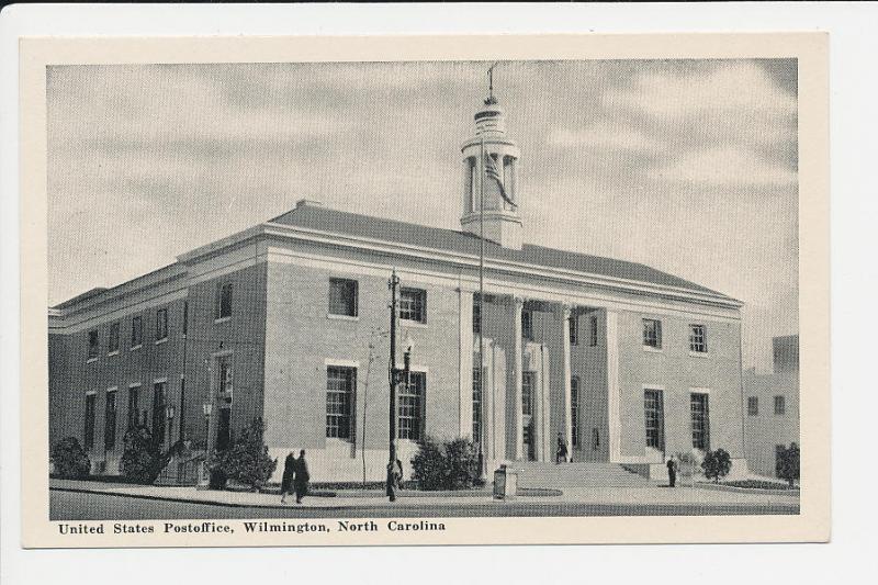 NC LN Wilmington US Post Office B&W 30's-40's