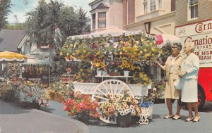 Disneyland Amusment Park Flower Mart on Main Street Vintage Postcard AA83791
