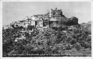 BR37923 Eze Village vue generale prise de la moyenne corniche france