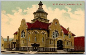 Aberdeen South Dakota c1910 Postcard M.E. Church