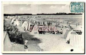 Old Postcard La Tranche Sur Mer Beach