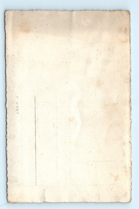 RPPC WWI Soldier 3rd Army Patch Real Photo Postcard