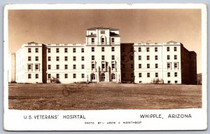 K21/ Whipple Arizona RPPC Postcard c1940s U.S. Veterens Hospital  279