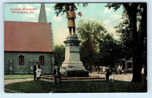 WILMINGTON, DE Delaware ~ GARFIELD MONUMENT c1910s New Castle County  Postcard