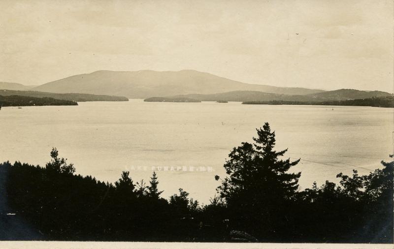 NH - Lake Sunapee. The Lake and the Mountain