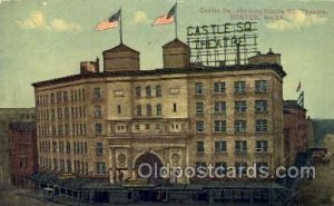 Castle Square Theatre, Boston, MA, USA 1910 crease left top corner, some corn...