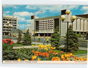 Postcard Manitoba Centennial Center, Winnipeg, Canada