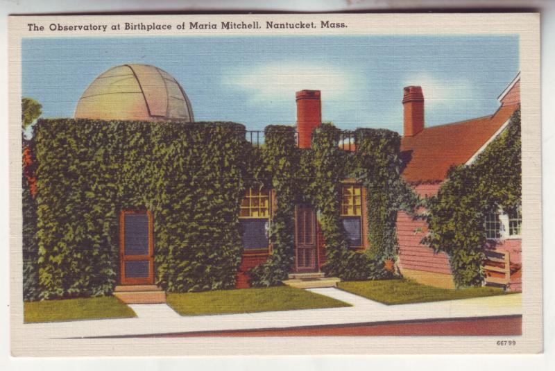 P577 JLs 1930-45 linen unused space observatory nantucket mass