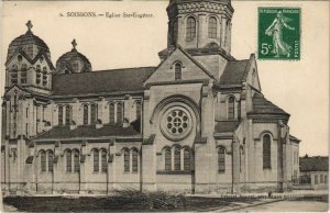 CPA SOISSONS eglise St-Eugenie (151904)