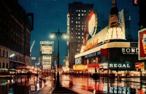 USA Times Square New York City Chrome Postcard 08.88