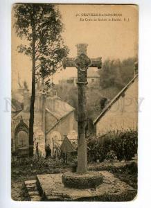 247414 FRANCE GRAVILLE Ste-HONORINE cemetery Vintage postcard