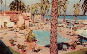 SANTA BARBARA, CA California  OCEAN PALMS MOTOR LODGE  Pool~50's Cars  ROADSIDE