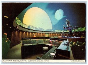 1977 Planetarium Theatre Manitoba Museum of Man Nature Winnipeg Canada Postcard 