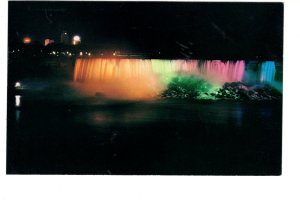 American Falls Illuminated, Niagara Falls, Ontario,