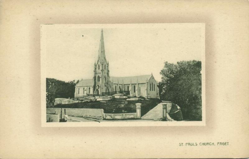 bermuda, PAGET, St. Paul's Church (1910s) (2) 