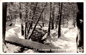 Frashers Fotos Real Photo Postcard Winter at Curry's Camp Baldy, California