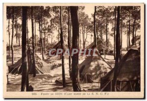 Old Postcard Foret Zion (Camp Marin From SNCF)