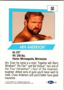 1991 WCW Wrestling Card Arn Anderson sk21234