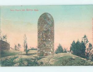 Pre-1907 MONUMENT Quincy - Near Boston Massachusetts MA A2288