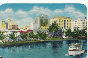 America Postcard - Downtown Miami From Miami River - Ref TZ4347