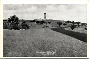 Vtg Monument Hill and Park Fremantle Western Australia Postcard