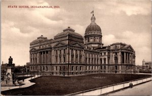 Postcard State House in Indianapolis, Indiana