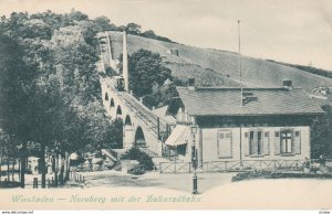WIESBADEN, Hesse, Germany; 1890s ; Neroburg mit der Zalinradbahn