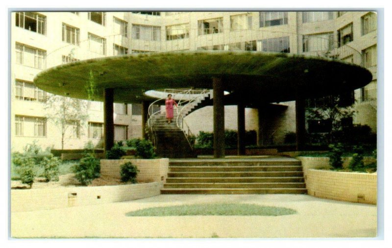 WASHINGTON D.C. ~ Floating Terrace THE WOODNER Rock Creek Park c1960s Postcard