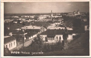 Romania Giurgiu Vedere Generala Vintage Postcard 05.25