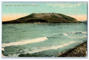 1911 Bluff Point From Grove Springs Lake Keuka New York NY Antique Postcard 