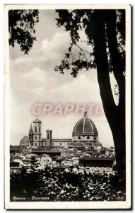 Old Postcard Panorama Firenze