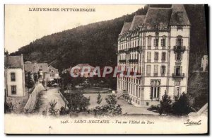 Old Postcard Saint Nectaire View On I & # 39Hotel Du Parc