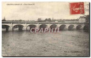 Chatellerault Old Postcard Pont Henri IV