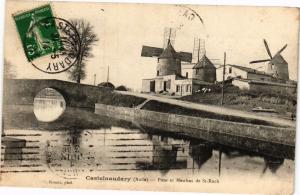 CPA CASTELNAUDARY-Pont et Moulins de St-Roch (260827)