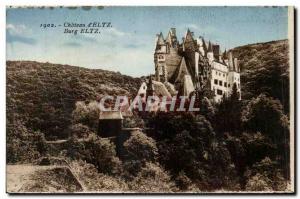 Chateau d & # 39Eltz - Burg Eltz - Old Postcard