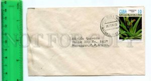 420584 CUBA 1994 year real posted Matanzas COVER w/ medicinal plants stamp