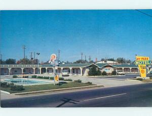 Unused 1950's OLD CARS & BY-PASS MOTEL Bowling Green Kentucky KY s6560