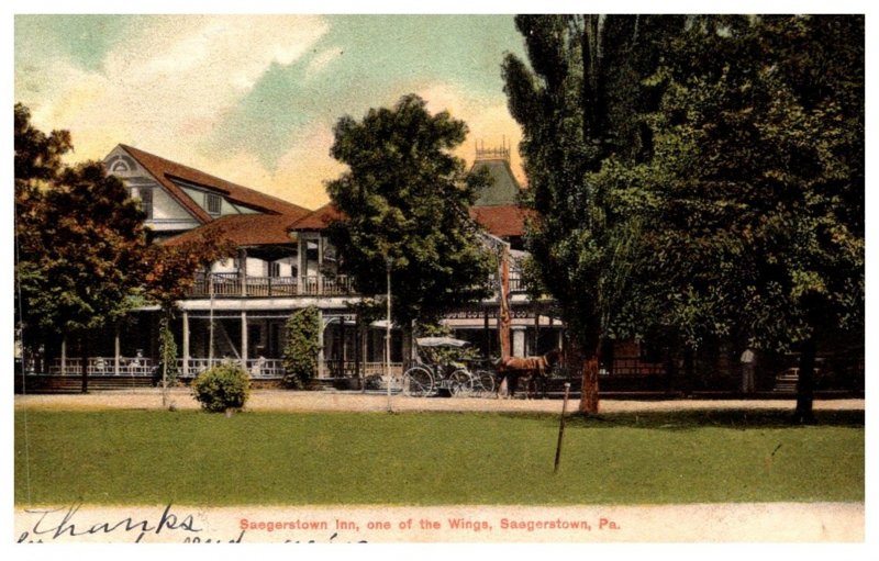 Pennsylvania Seegerstown Inn, one of the wings