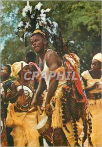  Modern Postcard Image of Gabon Player of Tam Tam